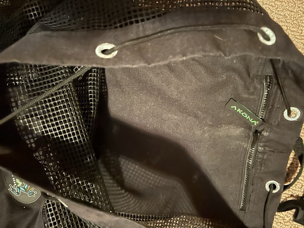 AKONA Carry-On Backpack Draw String Compartment Scuba Dive Equipment BAG