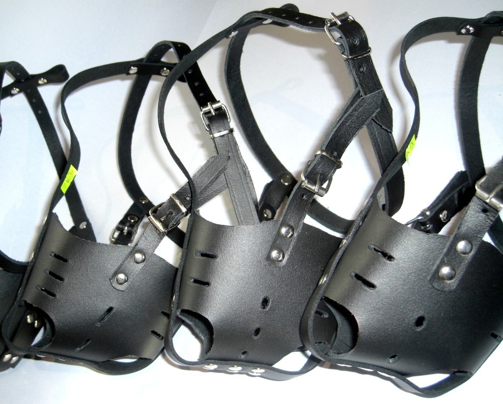 Strong Real leather Dog Muzzle German Shepherd and Other