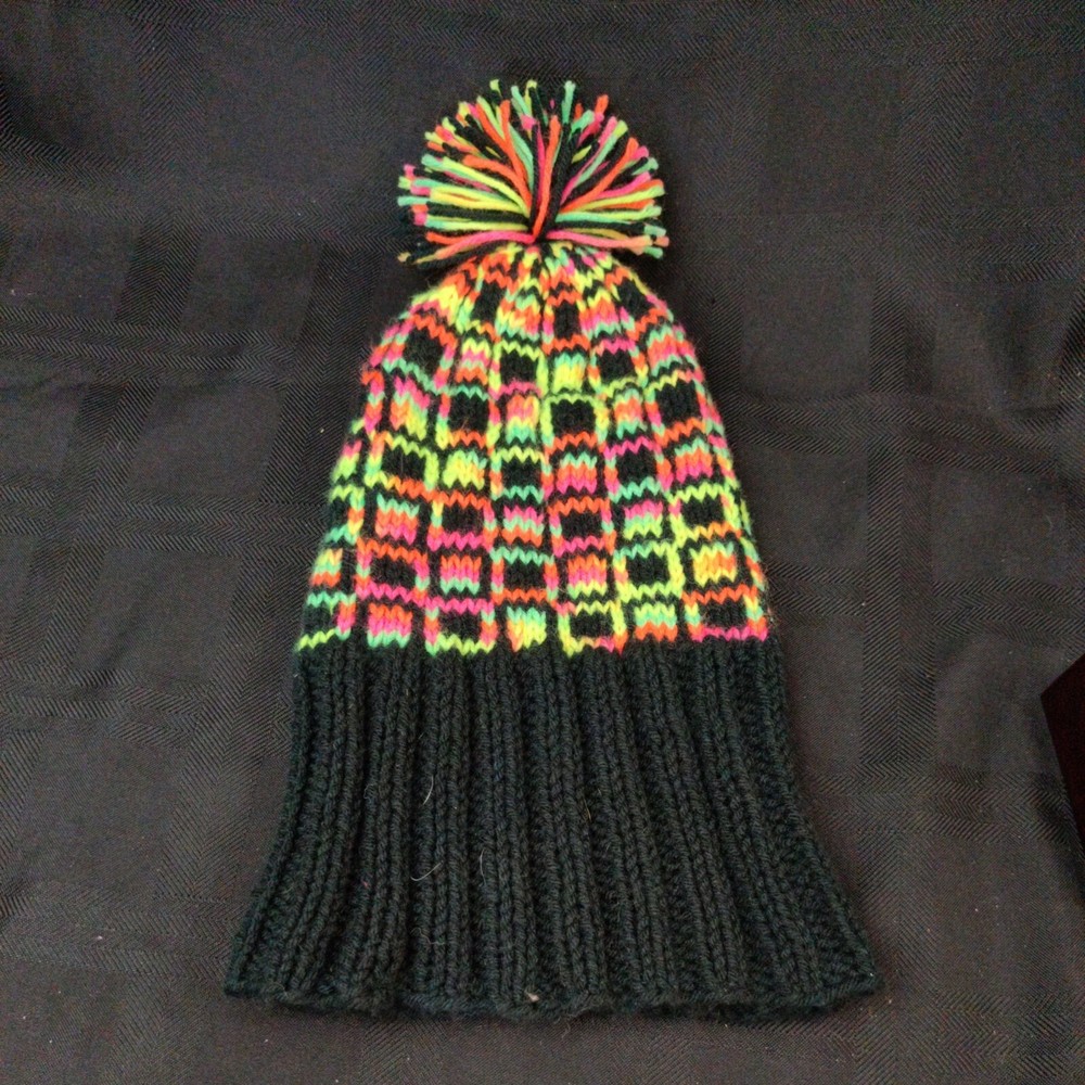 Multi Color Handmade Knitted Winter Cap / Hat