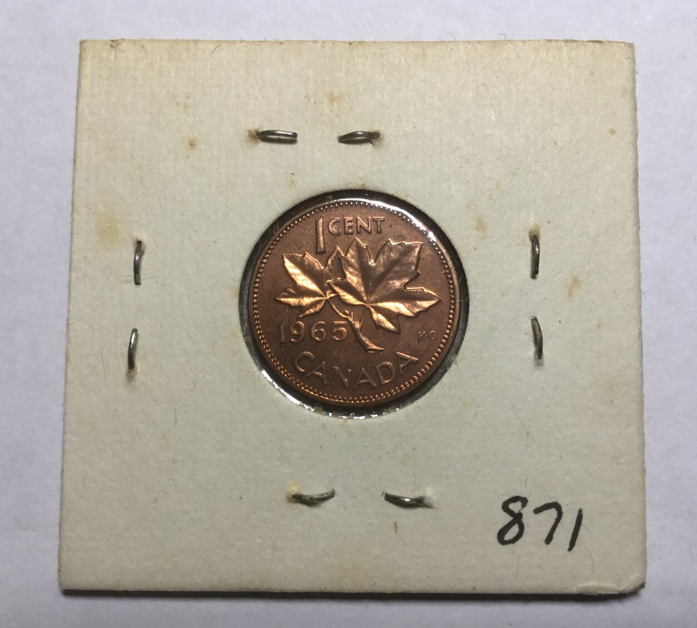 1965 Canada penny prf FREE SHIPPING