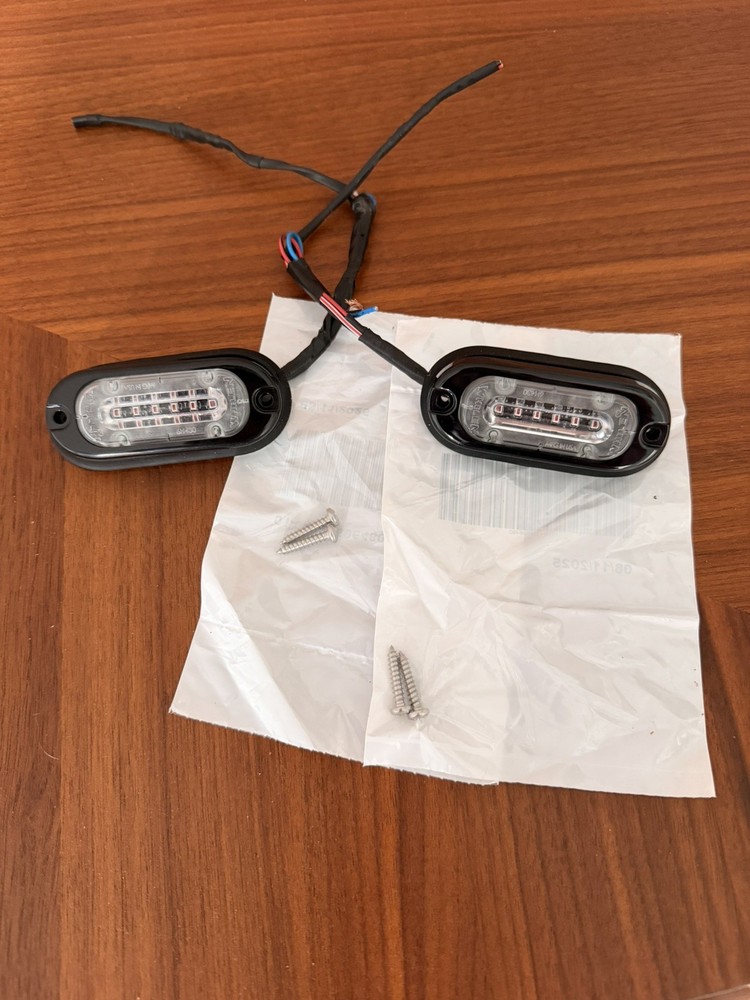 Whelen mini T  series ION red PAIR