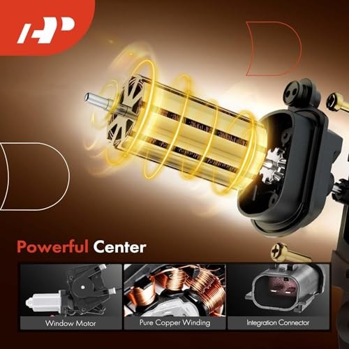 Front Driver Side Power Window Regulator with Motor for Dodge