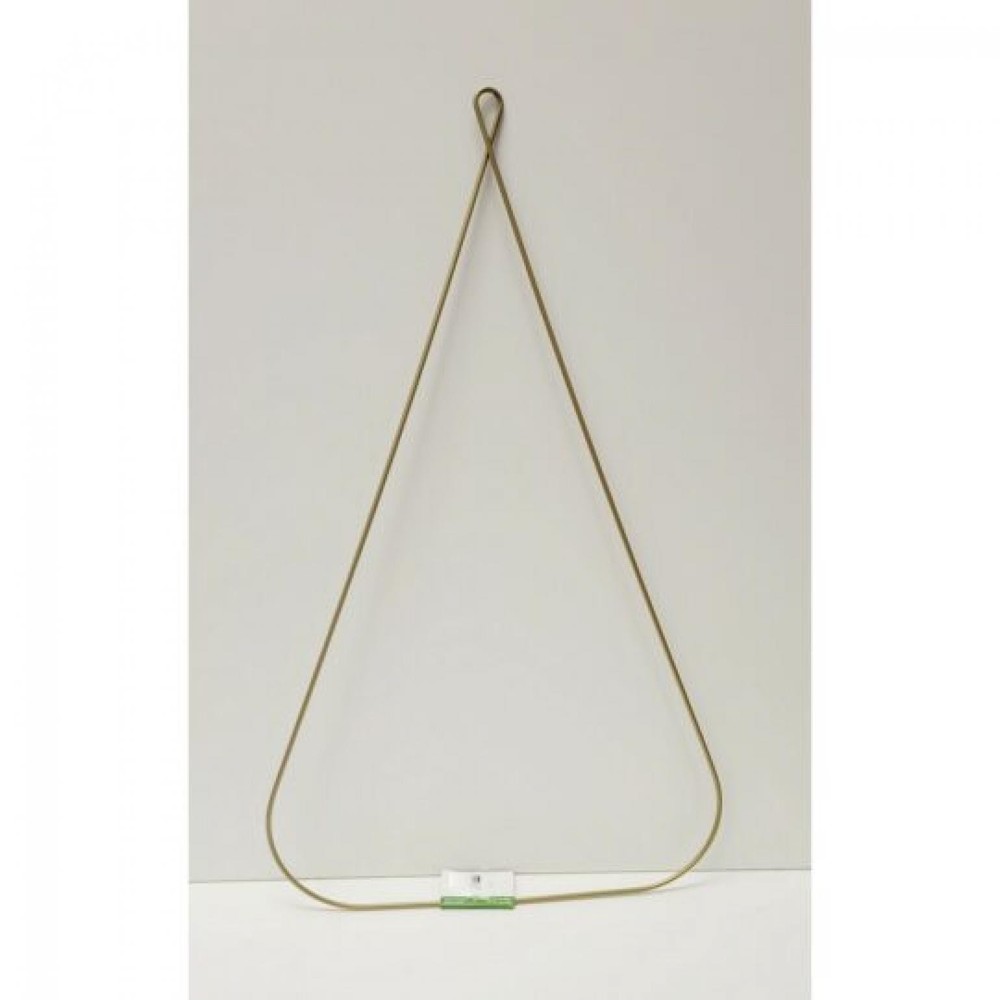 Gold Metal Teardrop Shape Wreath Frame