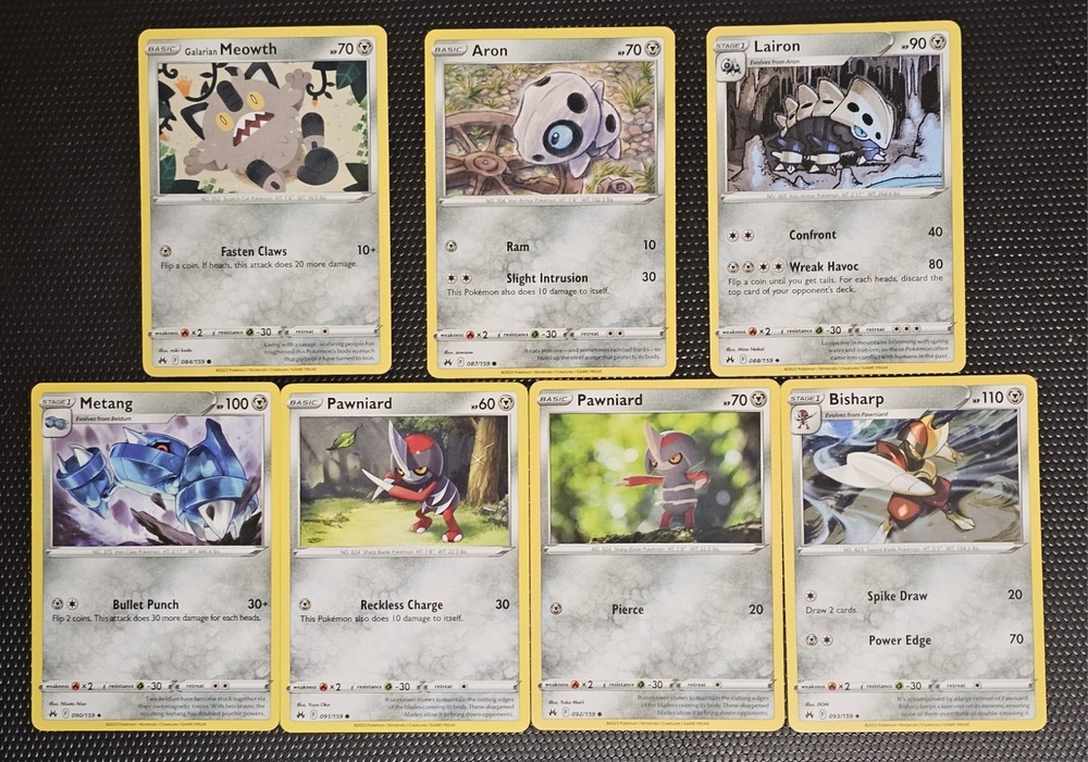 NM Crown Zenith Complete Common and Uncommon Set - 71 Cards
