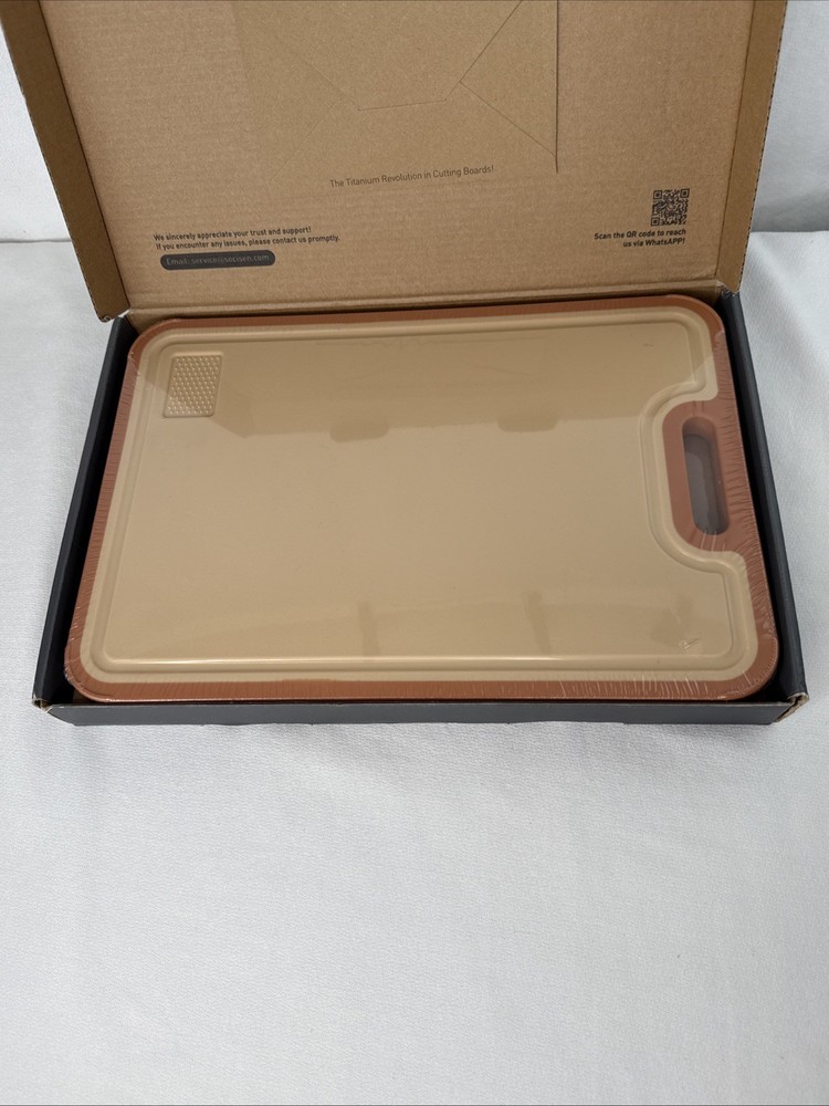 Socisen Titanium Double Sided Cutting Board (Orange)