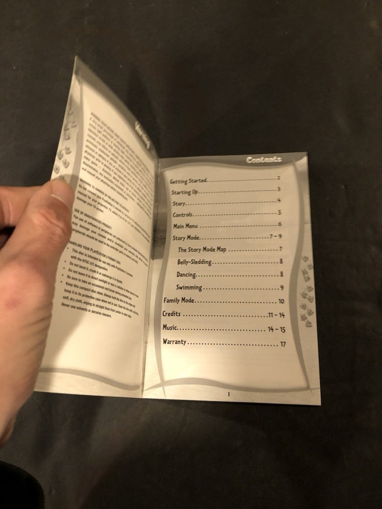 Happy feet ps2 Manual only