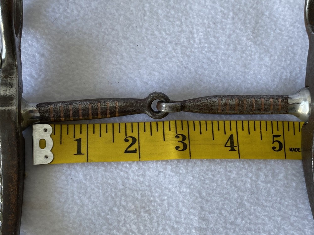 High QUALITY Silver Mounted Ballhinge Shank Western Snaffle Bit~RANCH~SHOW~WORK