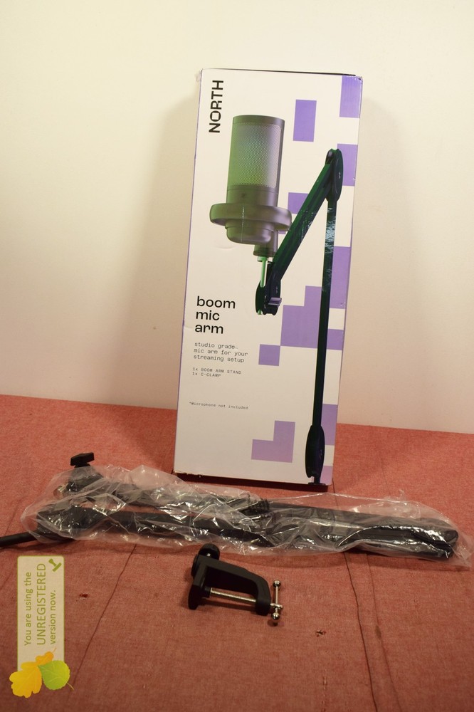 NORTH Boom Mic Arm: Microphone Stand