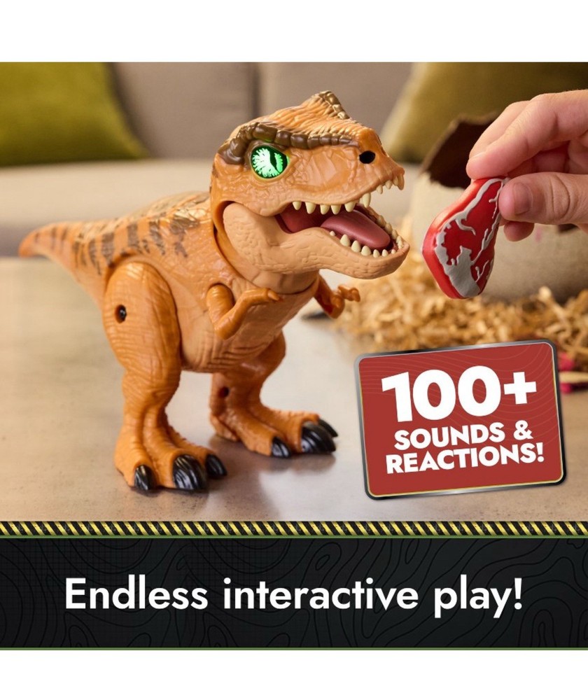 Jurassic World T-Rex Interactive Hatching Dino Action Figures Primal Hatch