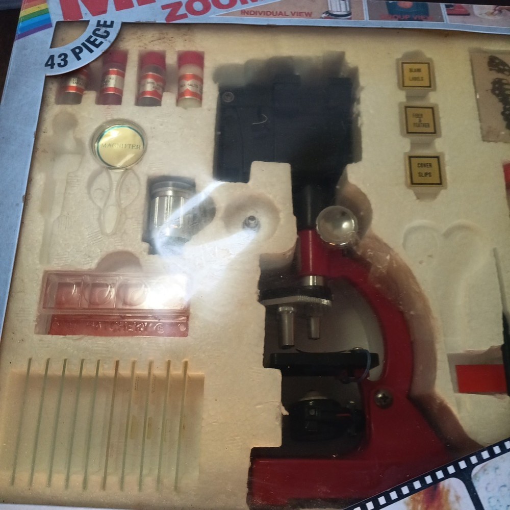 Tasco 5 Way Microscope Incomplete Set