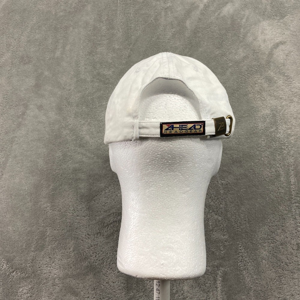 Northwestern Golf Alumni Course Hat Ahead Mid Fit Adjustable Ivory