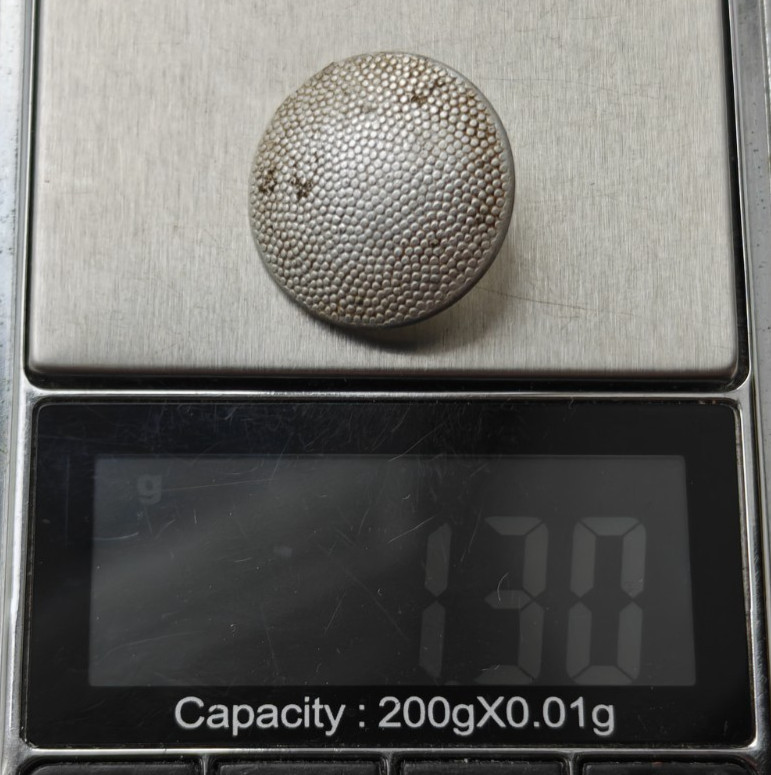 WW2 German Army Uniform Aluminum Button Rare Maker E.Sch.L. 36 Original M
