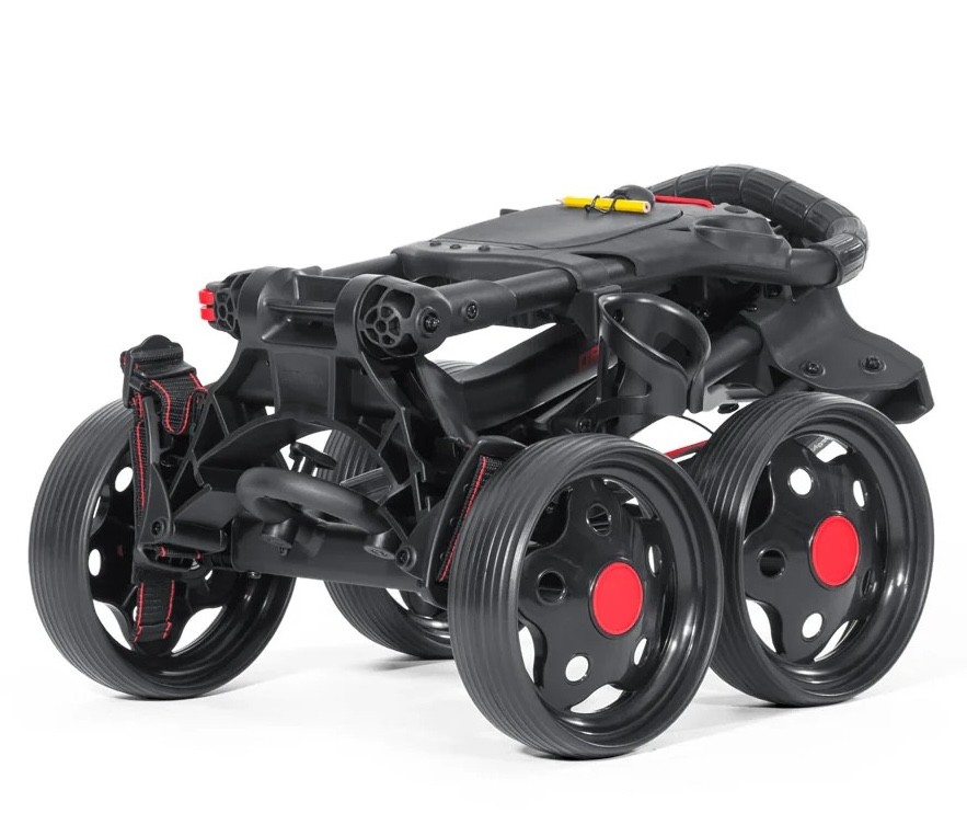 New Bag Boy Golf Quad Junior Push Cart Black