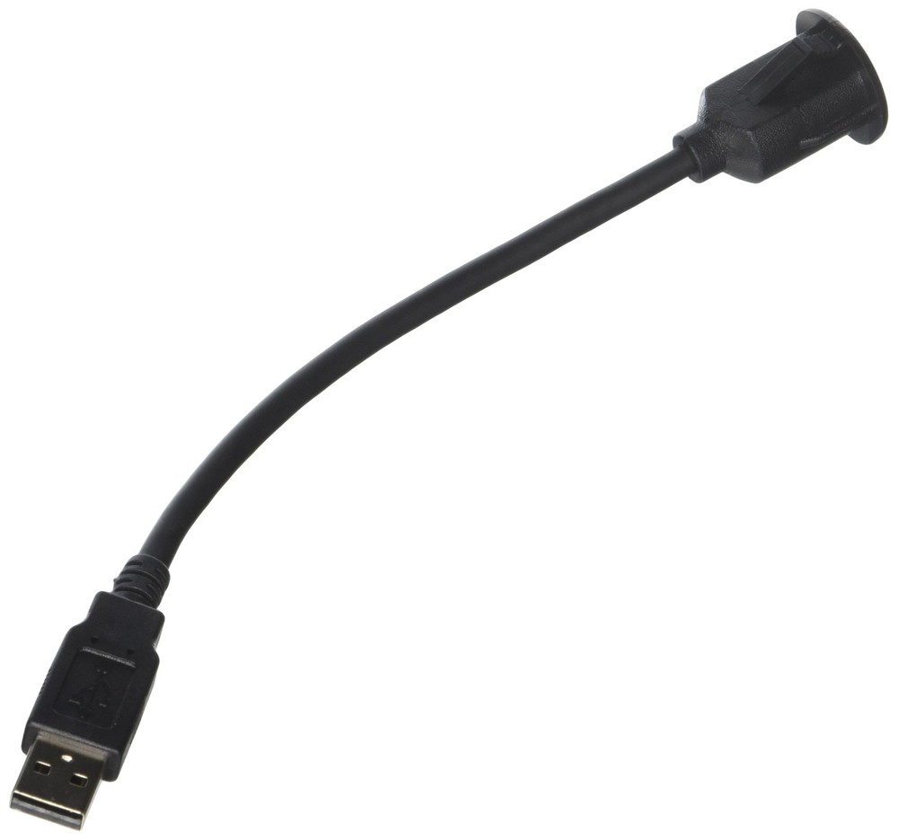 PAC Short USB Dash Mount Adaptor Cable Type A Male to Type A Female