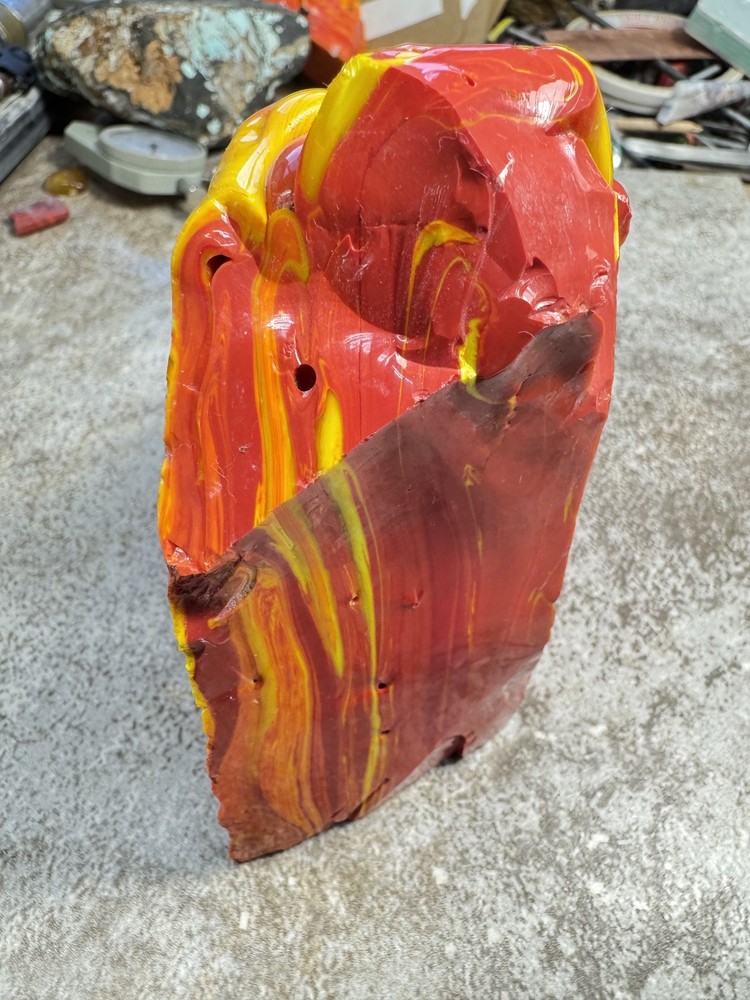 One solid piece rosarita rough super nice color and pattern