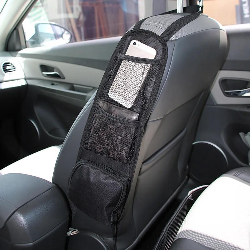 Car Back Seat Organizer with Touch Screen Tablet Holder Storage Pockets