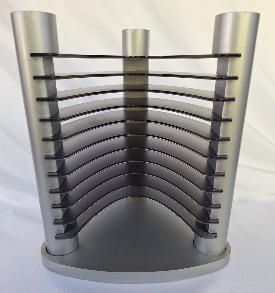 CD Storage Rack For Desktop Holds 10