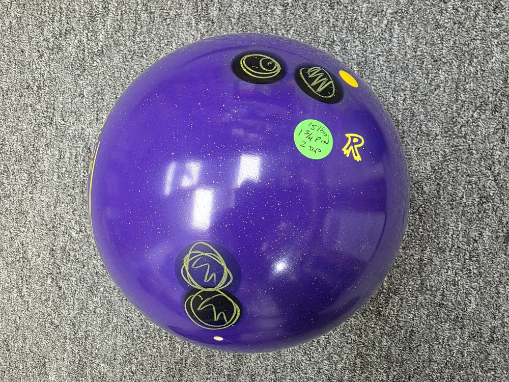 15 lbs USED Radical CONSPIRACY SCHEME bowling ball