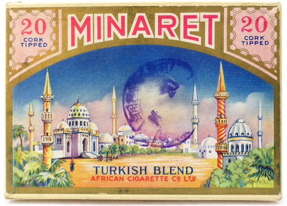 MINARET Turkish Blend Cigarette Packet (EMPTY) from AFRICA