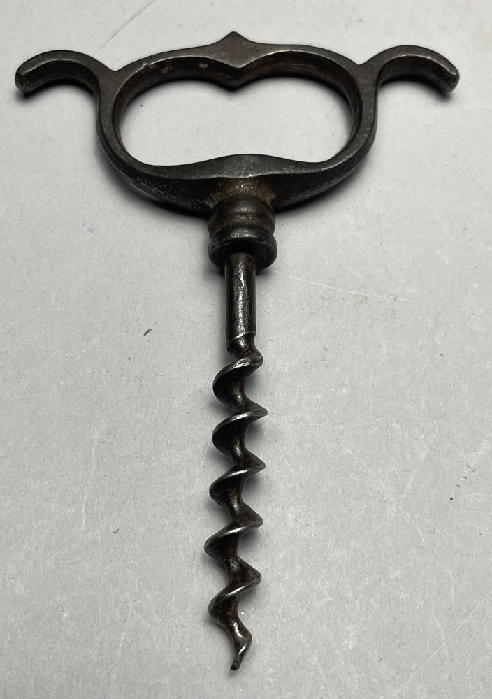 Antique Cast Iron Dog Eared Corkscrew