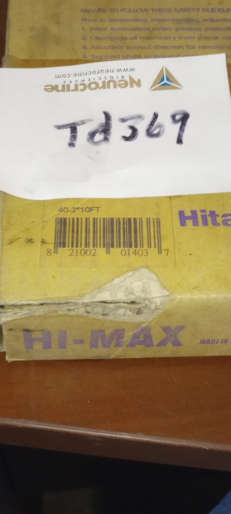 HITACHI Duplex 40-2 Roller Chain 10ft BoX