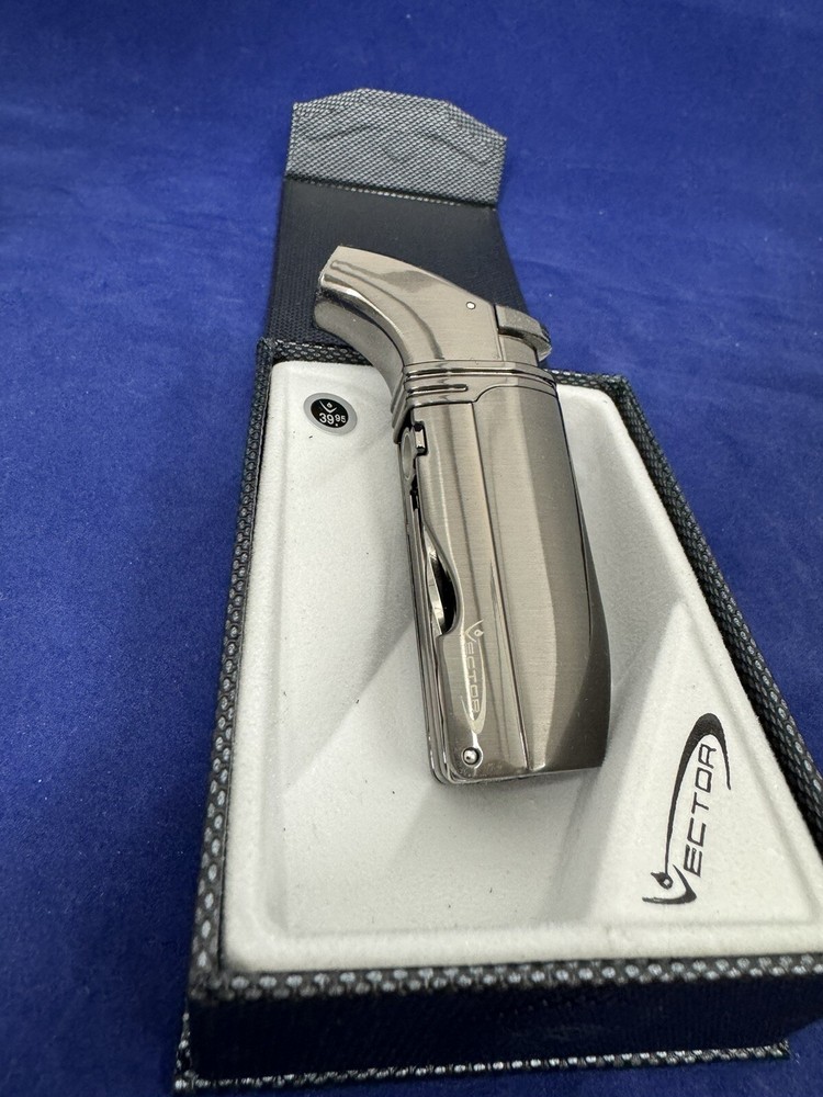 Vector Arsenal - Double Jet Cigar Lighter - Gunmetal - New