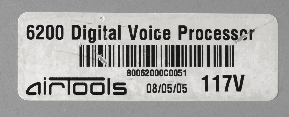 Airtools Symetrix 6200 Digital Mic Preamplifier Voice Speech Processor Voiceover