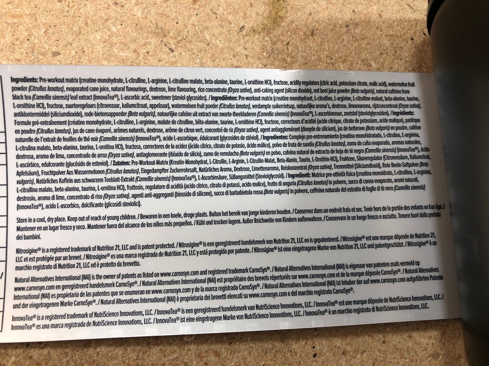 Isagenix Amped Nirto Pre-Workout (02/27)