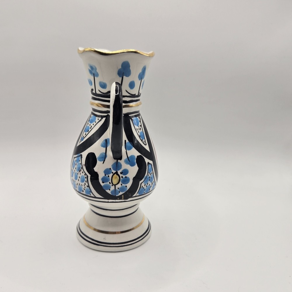 Azouz Kharraz Ceramic Horned Vase