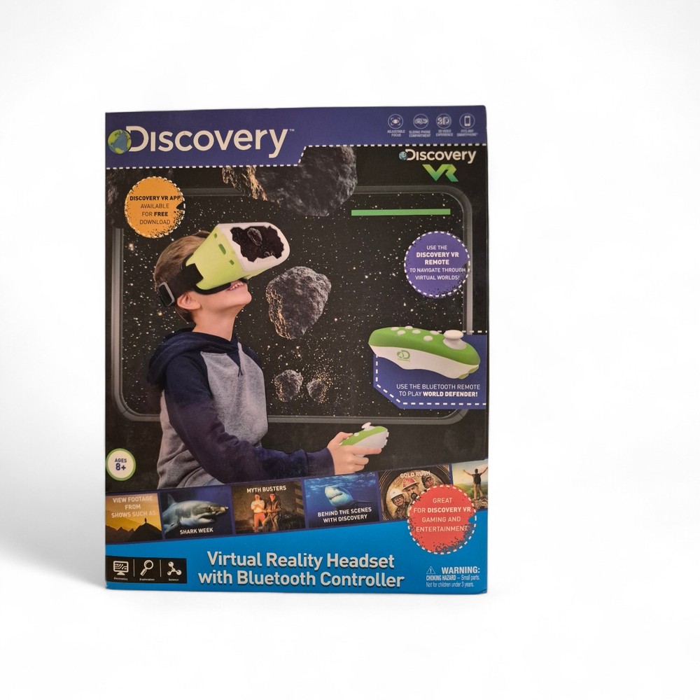 Discovery Virtual Reality Headset With Bluetooth Controller