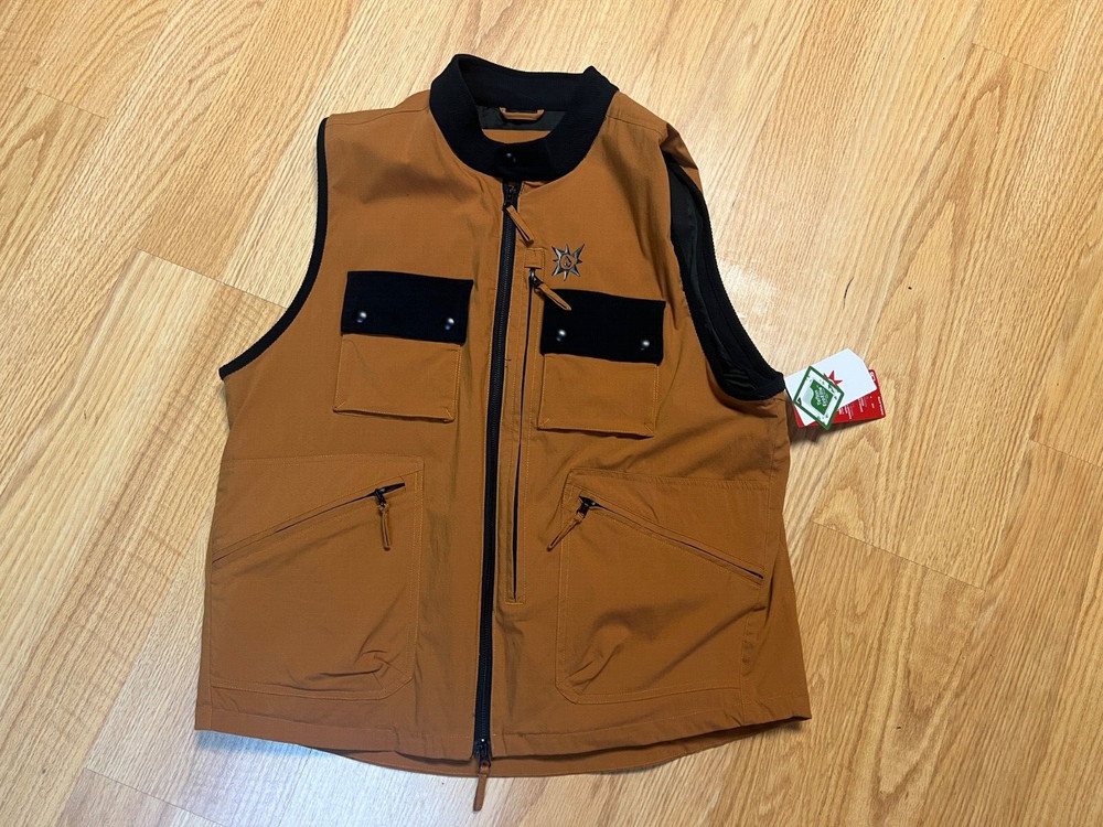 Volcom x Bryan Iguchi TDS Down Vest X-Large Mid Layer Snowboarding Skiing Skate