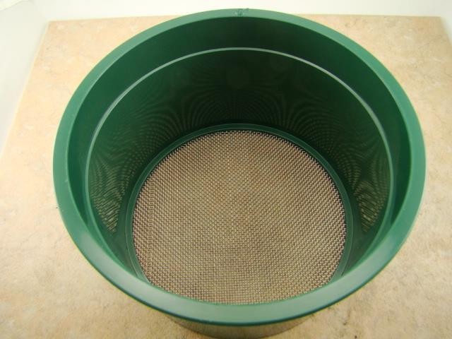Stackable Plastic Sieve / Screen Kit 4 screens Classifying 10-20-40-60 Mesh-Gold