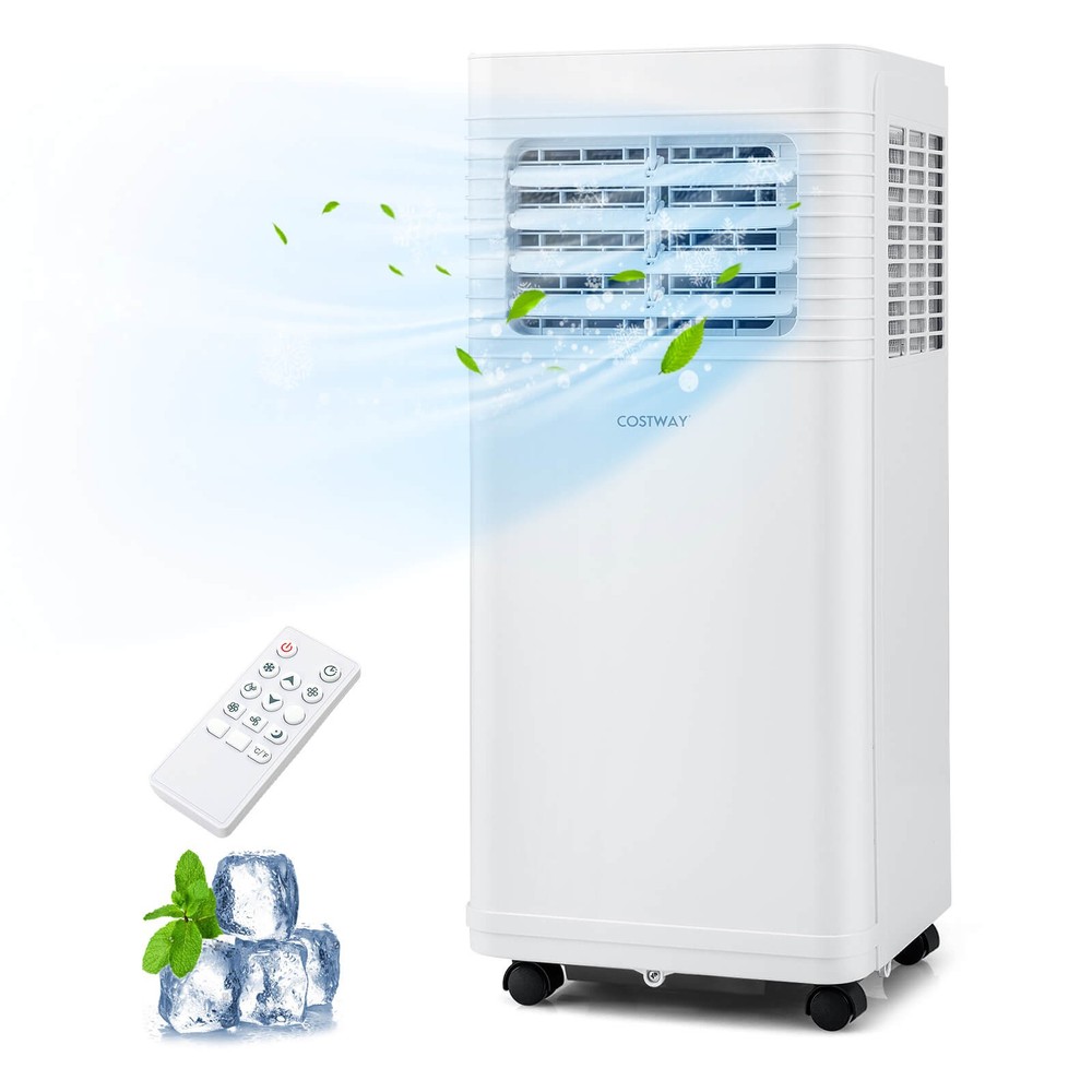 Portable Air Conditioner 8000 BTU 3 in 1 AC Unit w/Fan & Dehumidifier Sleep Mode