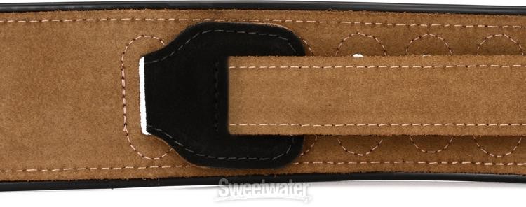 Levy's MSS3 Suede Guitar Strap - Black