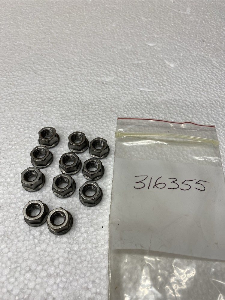 Eleven  Evinrude Johnson  Outboard Carb Mounting Nuts    316355    BB-428
