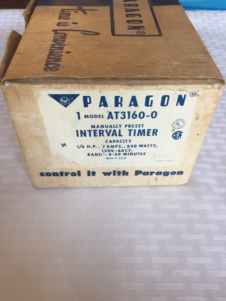PARAGON INTERVAL TIMER AT3160-0 NIB