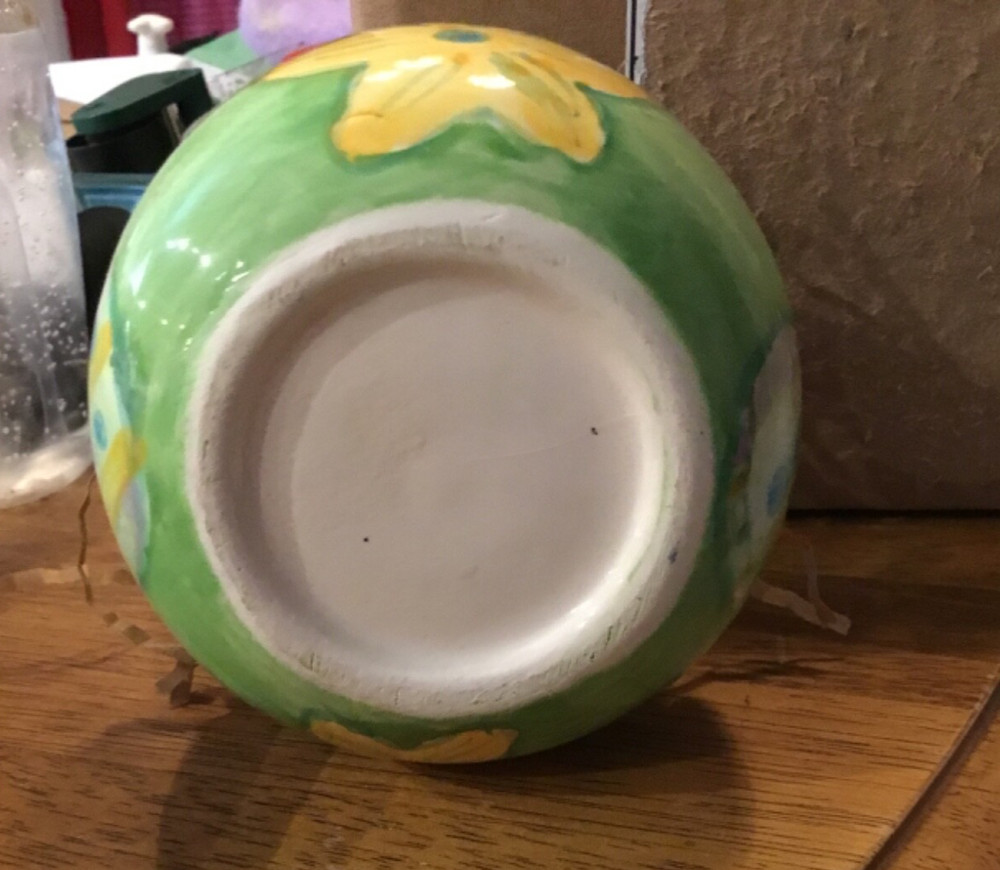Ceramic Easter Egg Basket-Candy Dish
