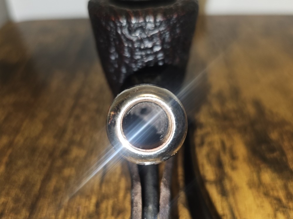 Savinelli Dry System 1611 Bent Dublin Rusticated Estate Pipe