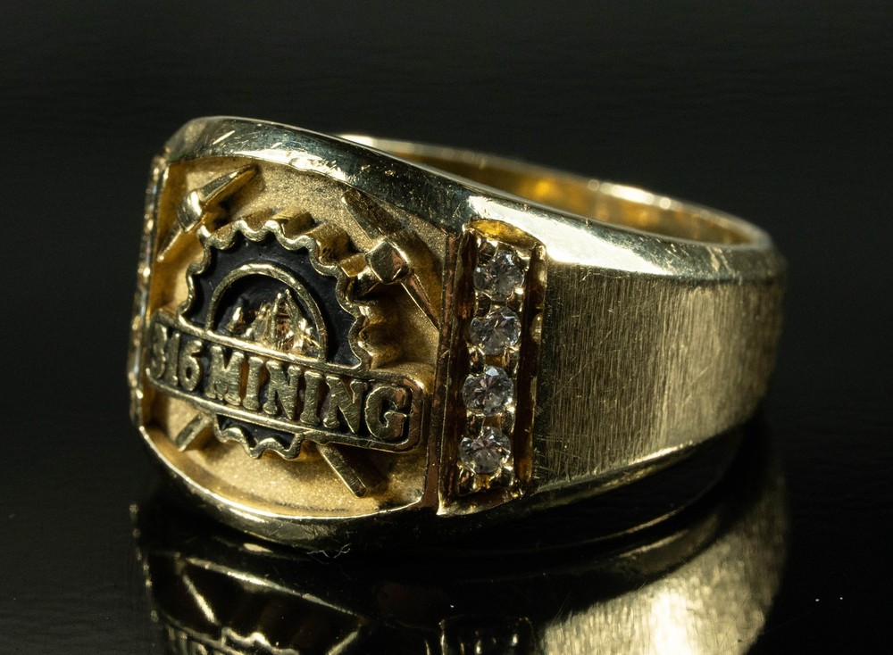 316 Mining Heritage Ring- Solid Gold Collector's Edition