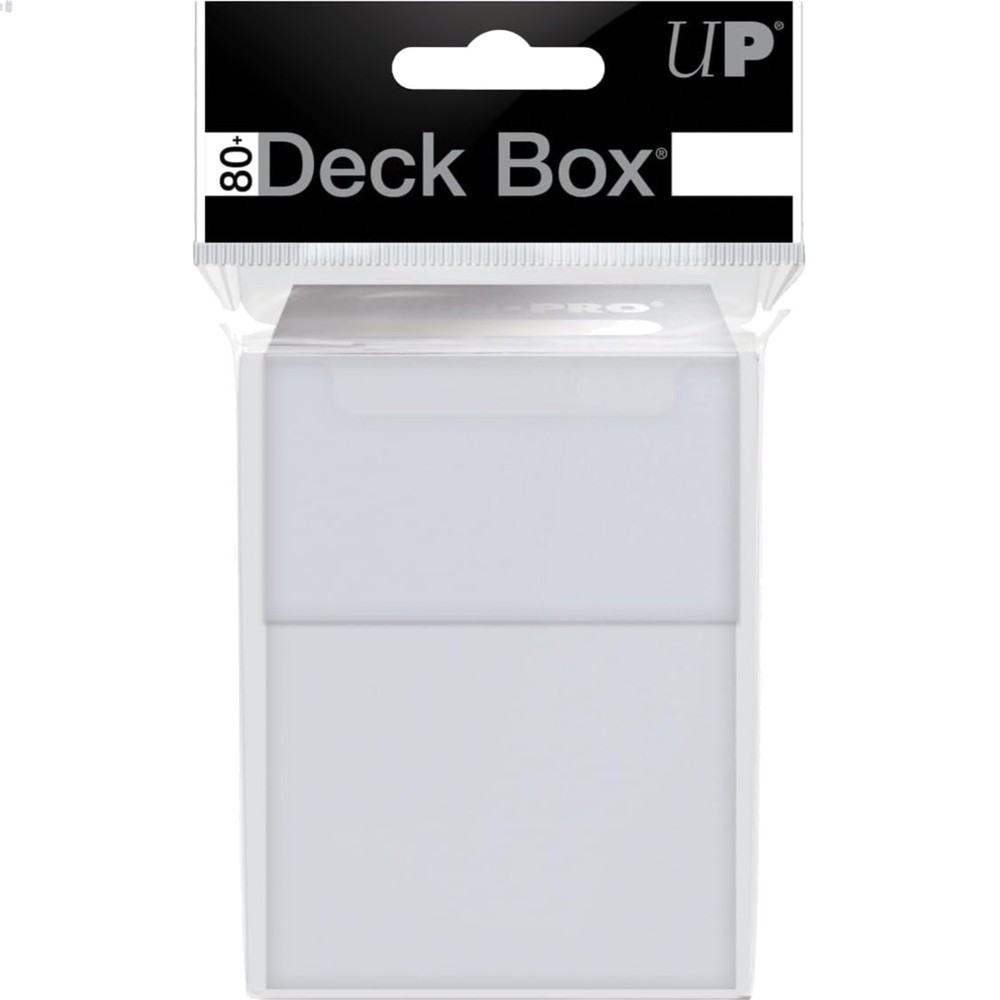 Compact Ultra PRO Deck Box for 80 Cards - Lightweight & Durable Storage Solution