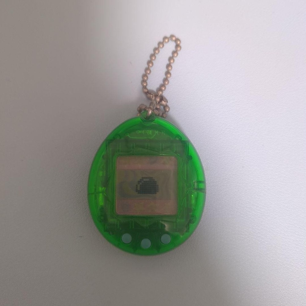 Tamagotchi skeleton green