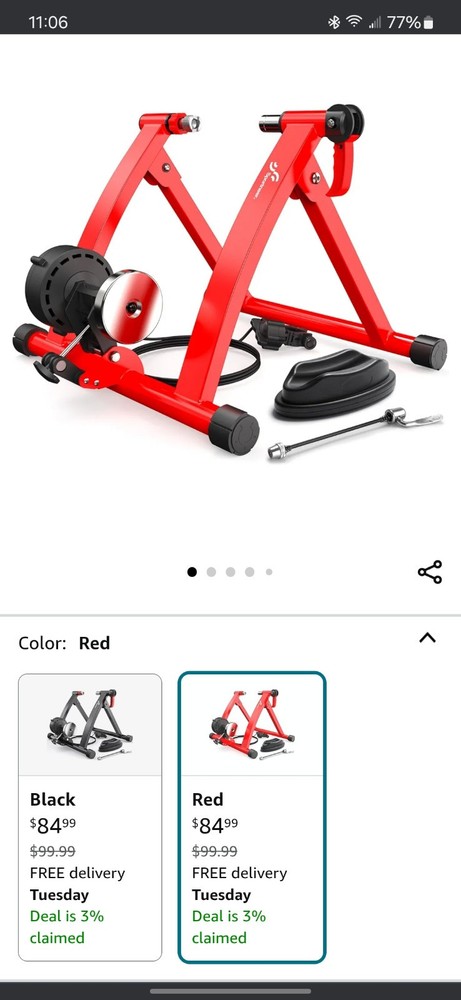 Sportneer Indoor Bicycle Exercise Trainer.