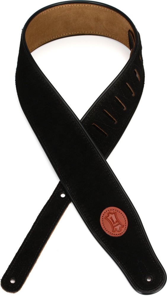 Levy's MSS3 Suede Guitar Strap - Black
