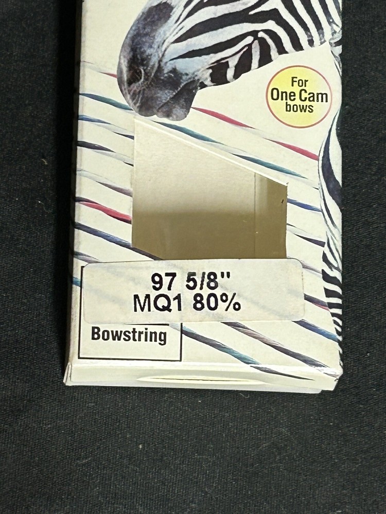 Zebra ZS Twist Replacement Bowstring 97 5/8" MQ1 80% One Cam Bow