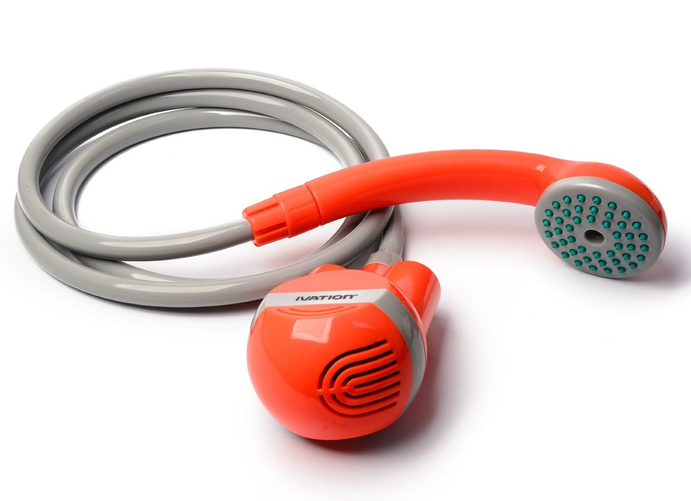 Ivation Portable Outdoor Shower, Battery Powered - Compact Handheld Rechargea...