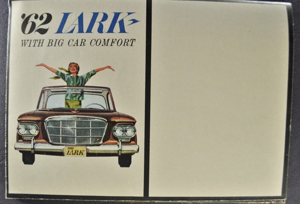 1962 Studebaker Lark Brochure Folder Daytona Cruiser Wagon Excellent Original 62