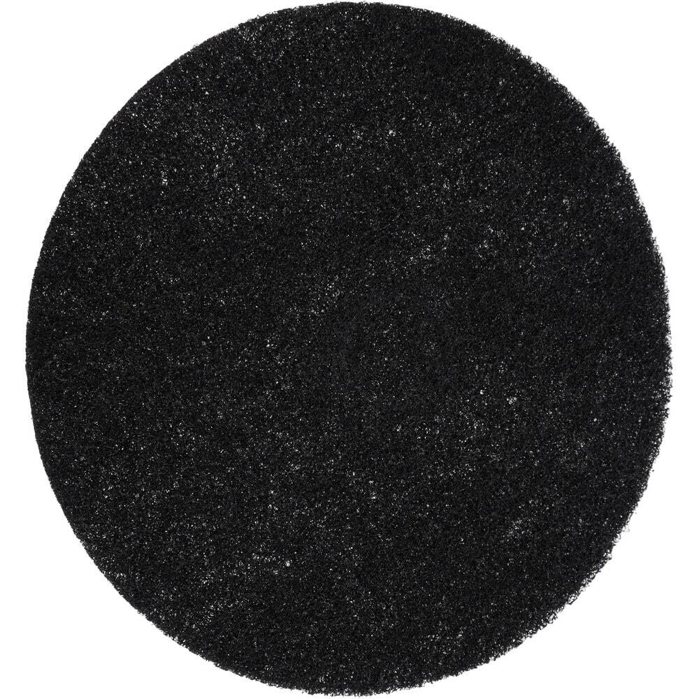 PRO SOURCE Floor Stripping Pads: 5 Pack, Black Coarse Polyester, 20" Diameter