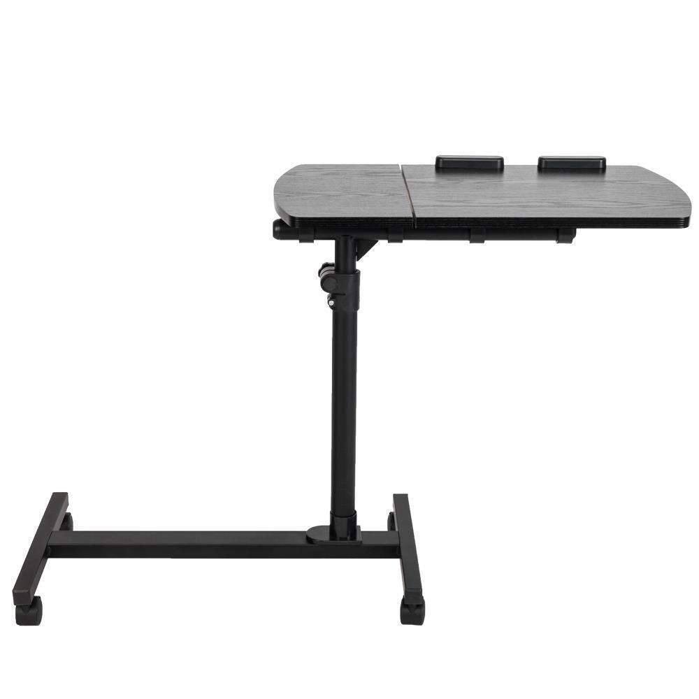 Home Office Laptop Desk Rolling Adjustable Portable Table Computer Mobile Stand