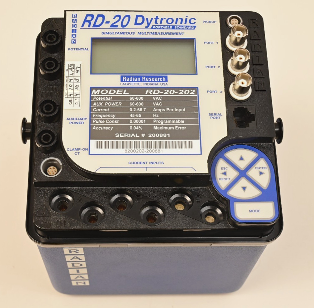 Radian Research RD-20-202 Single Phase Portable Standard