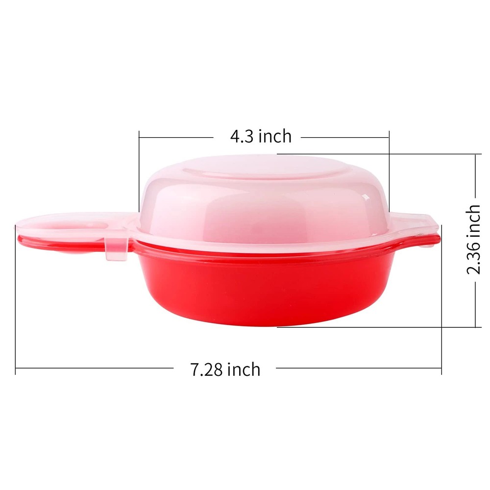 2 Set Eggwich Microwave egg cooker Fast Easy Muffin Egg Sandwich Breakfast Pan